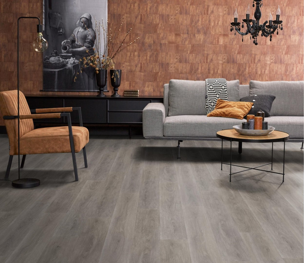 Floorlife Floorlife Parramatta Plak PVC Vloer - Grey Oak