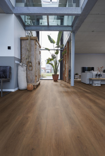 Floorlife Floorlife Parramatta Plak PVC Vloer - Warm Brown