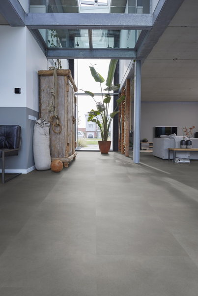 Floorlife Floorlife Peckham Plak PVC Tegelvloer - Light Grey