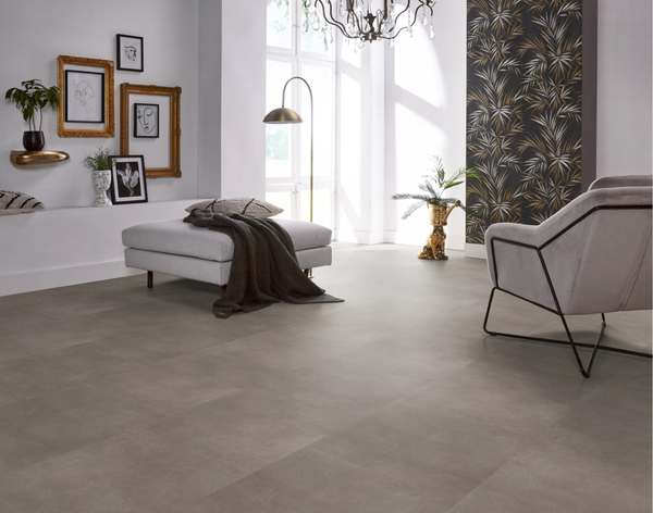 Floorlife Floorlife Peckham Plak PVC Tegelvloer - Taupe