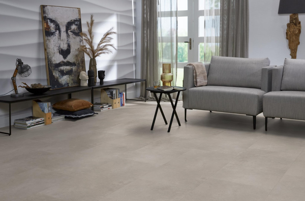 Floorlife Floorlife Southwark Plak PVC Tegelvloer  - Light Grey