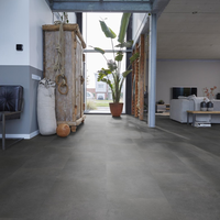 Floorlife Floorlife Southwark Plak PVC Tegelvloer - Dark Grey