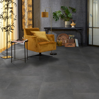 Floorlife Floorlife Southwark Plak PVC Tegelvloer - Dark Grey