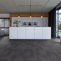 Floorlife Floorlife Southwark Plak PVC Tegelvloer - Anthracite