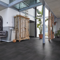 Floorlife Floorlife Southwark Plak PVC Tegelvloer - Anthracite