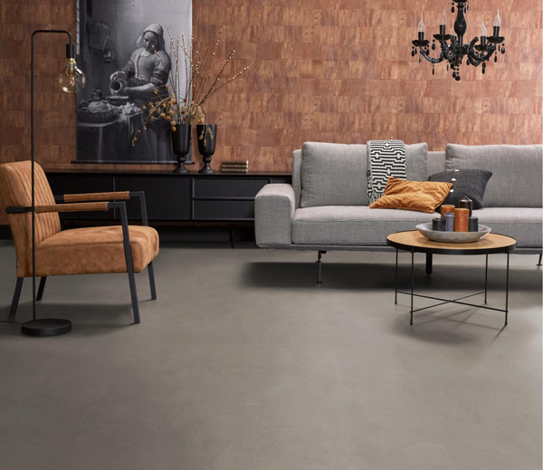 Floorlife Floorlife Stanmore XL Plak PVC Tegelvloer - Warm Grey