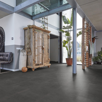 Floorlife Floorlife Victoria Plak PVC Tegelvloer - Anthracite