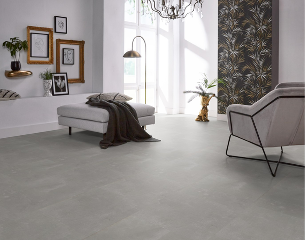 Floorlife Floorlife Westminster Plak PVC Tegelvloer - Light Grey