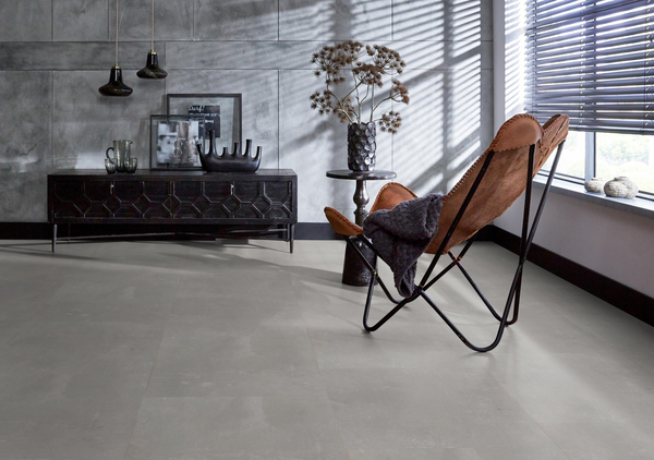 Floorlife Floorlife Westminster Plak PVC Tegelvloer - Light Grey