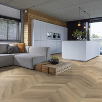 Floorlife Floorlife YUP Chevron Plak PVC Hongaarse Punt - Beige