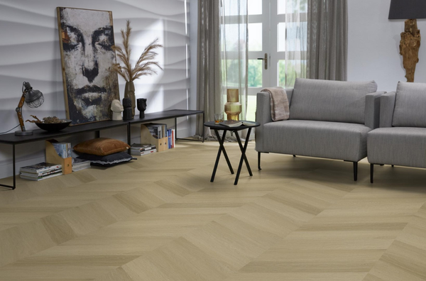 Floorlife Floorlife YUP Fulham Chevron Plak PVC Hongaarse Punt - Warm Oak