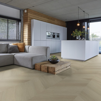 Floorlife Floorlife YUP Fulham Chevron Plak PVC Hongaarse Punt - Smoky