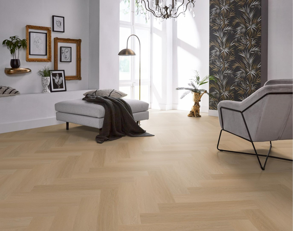 Floorlife Floorlife YUP Fulham Plak PVC Visgraat Vloer - Natural Oak