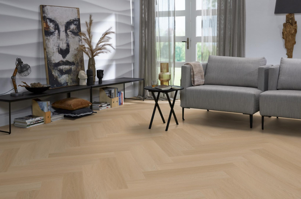 Floorlife Floorlife YUP Fulham Plak PVC Visgraat Vloer - Natural Oak