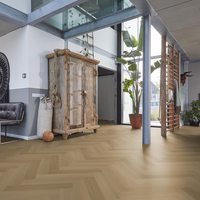 Floorlife Floorlife YUP Fulham Plak PVC Visgraat Vloer - Warm Oak