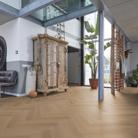 Floorlife Floorlife YUP Fulham Plak PVC Visgraat Vloer - Dark Oak