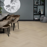 Floorlife Floorlife YUP Fulham Plak PVC Visgraat Vloer - Beige