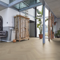 Floorlife Floorlife YUP Fulham Plak PVC Visgraat Vloer - Beige