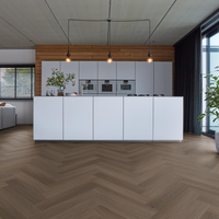 Floorlife Floorlife YUP Fulham Plak PVC Visgraat Vloer - Brown