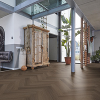 Floorlife Floorlife YUP Fulham Plak PVC Visgraat Vloer - Brown