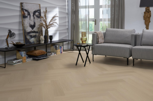 Floorlife Floorlife YUP Fulham Plak PVC Visgraat Vloer - Smoky