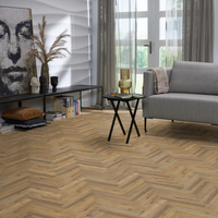 Floorlife Floorlife YUP Herringbone Plak PVC Visgraat Vloer - Dark Oak