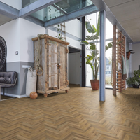 Floorlife Floorlife YUP Herringbone Plak PVC Visgraat Vloer - Dark Oak