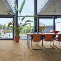 Floorlife Floorlife YUP Herringbone Plak PVC Visgraat Vloer - Dark Oak