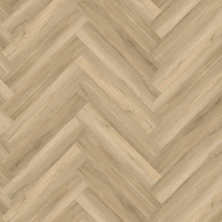 Floorlife Floorlife YUP Herringbone Plak PVC Visgraat Vloer - Beige