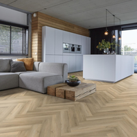 Floorlife Floorlife YUP Herringbone Plak PVC Visgraat Vloer - Beige