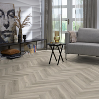 Floorlife Floorlife YUP Herringbone Plak PVC Visgraat Vloer - Grey