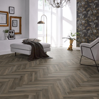 Floorlife Floorlife YUP Herringbone Plak PVC Visgraat Vloer - Dark Grey