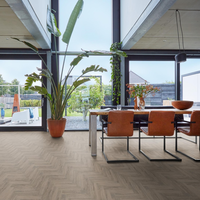 Floorlife Floorlife YUP Herringbone Plak PVC Visgraat Vloer - Smoky