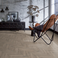 Floorlife Floorlife YUP Herringbone Plak PVC Visgraat Vloer - Smoky