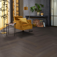 Floorlife Floorlife YUP Herringbone Plak PVC Visgraat Vloer - Charcoal