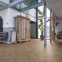 Floorlife Floorlife YUP Leyton Plak PVC Visgraat Vloer - Natural Oak