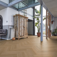 Floorlife Floorlife YUP Leyton Plak PVC Visgraat Vloer - Warm Oak