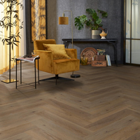 Floorlife Floorlife YUP Leyton Plak PVC Visgraat Vloer - Smoky