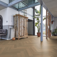 Floorlife Floorlife YUP Sutton Herringbone Plak PVC Visgraat Vloer - Warm Natural