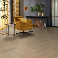 Floorlife Floorlife YUP Sutton Herringbone Plak PVC Visgraat Vloer - Warm Beige