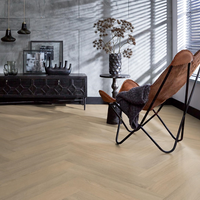 Floorlife Floorlife YUP Sutton Herringbone Plak PVC Visgraat Vloer - Warm Beige