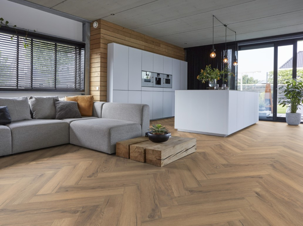 Floorlife Floorlife Bayside Visgraat Laminaat - Natuur Eiken