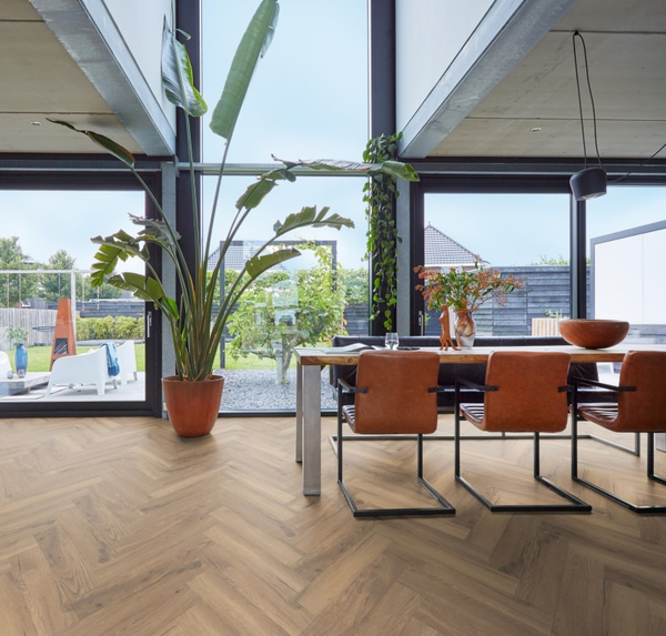 Floorlife Floorlife Bayside Visgraat Laminaat - Natuur Eiken