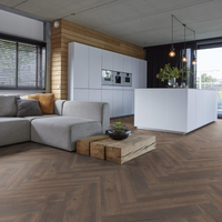 Floorlife Floorlife Bayside Collection Visgraat Laminaat - Gerookt Donker Eiken