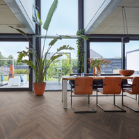 Floorlife Floorlife Bayside Visgraat Laminaat - Gerookt Donker Eiken