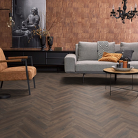 Floorlife Floorlife Bayside Collection Visgraat Laminaat - Gerookt Donker Eiken
