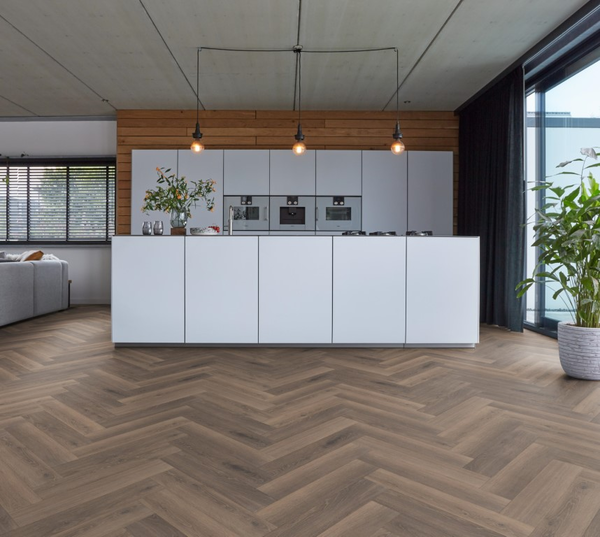 Floorlife Floorlife Bayside Collection Visgraat Laminaat - Warm Bruin