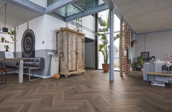 Floorlife Floorlife Bayside Visgraat Laminaat - Warm Bruin
