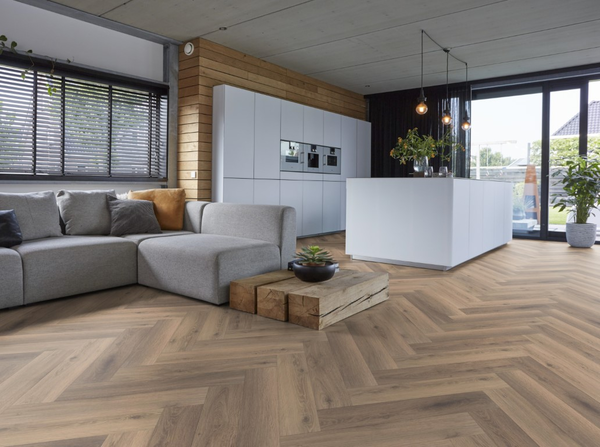 Floorlife Floorlife Bayside Visgraat Laminaat - Licht Bruin