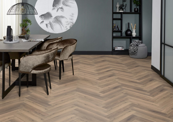 Floorlife Floorlife Bayside Visgraat Laminaat - Licht Bruin